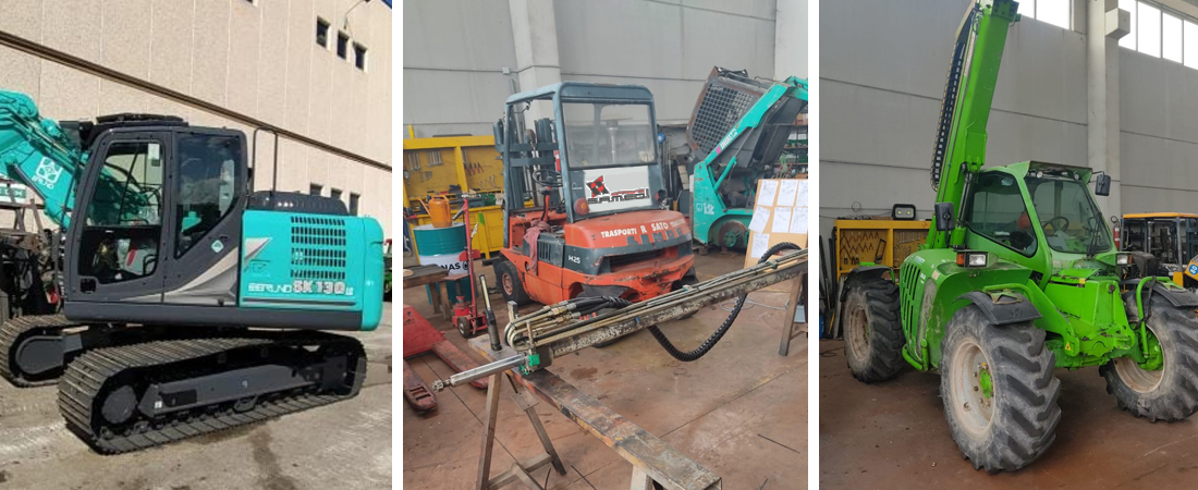 officina mezzi movimento terra a lecce